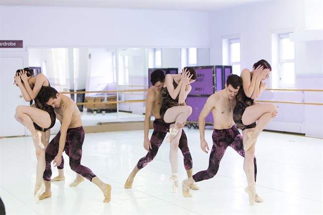 Members of the Alberta Ballet are seen in this undated handout.