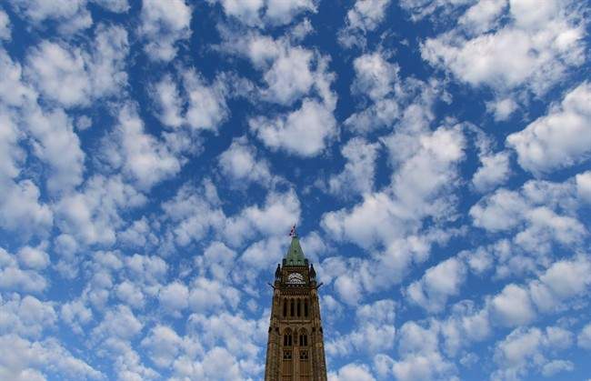 The federal government's fiscal year runs from April 1 to March 31.