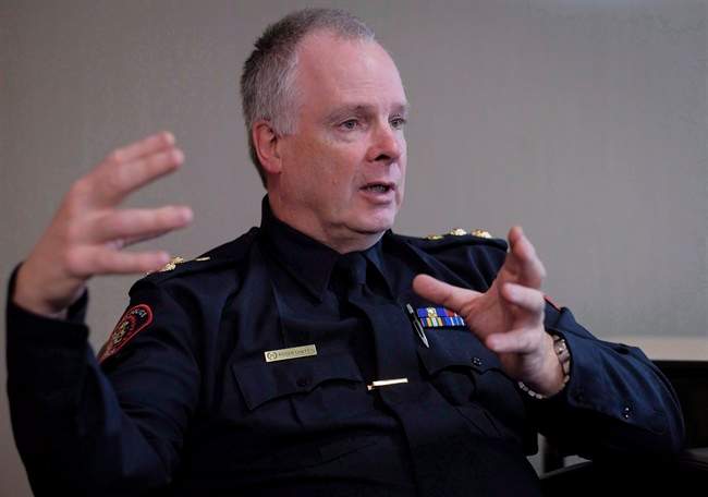 Calgary Police Chief Roger Chaffin.