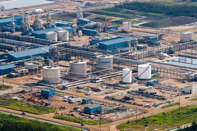 File: An oilsands facility is seen near Fort McMurray, Alta.