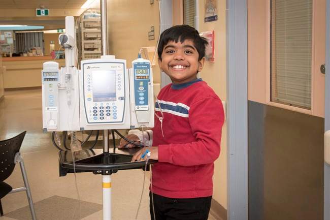 Daniel Nevins-Selvadurai, 10, is seen in this undated handout photo. Daniel Nevins-Selvadurai's case had doctors at Toronto's Hospital for Sick Children baffled. At age three, he had developed blood in his stool, a sign of possible hereditary inflammatory bowel disease. But testing for all the genetic mutations known to cause the condition came back negative.
