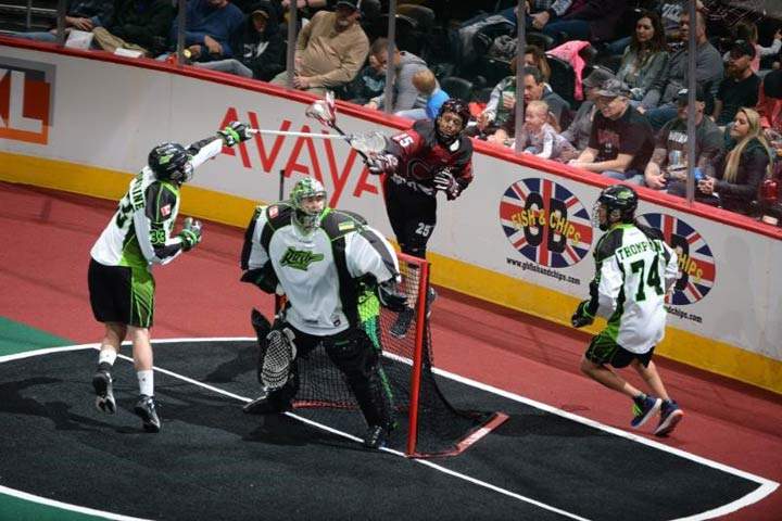 The Saskatchewan Rush edged the Colorado Mammoth 10-9 on Friday in Denver.