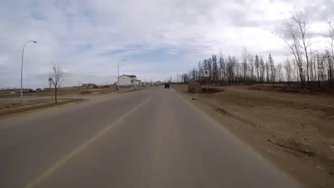 One year later, blank lots and homes being rebuilt in the wildfire-ravaged Beacon Hill neighbourhood, where terrifying dash camera video showed fire and ash raining down on evacuating vehicles on May 3, 2016 in Fort McMurray, Alta.