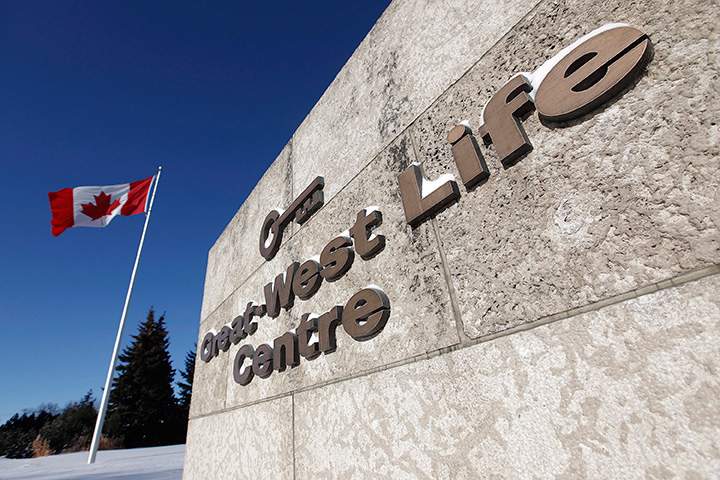 Great-West Lifeco world headquarters is pictured.