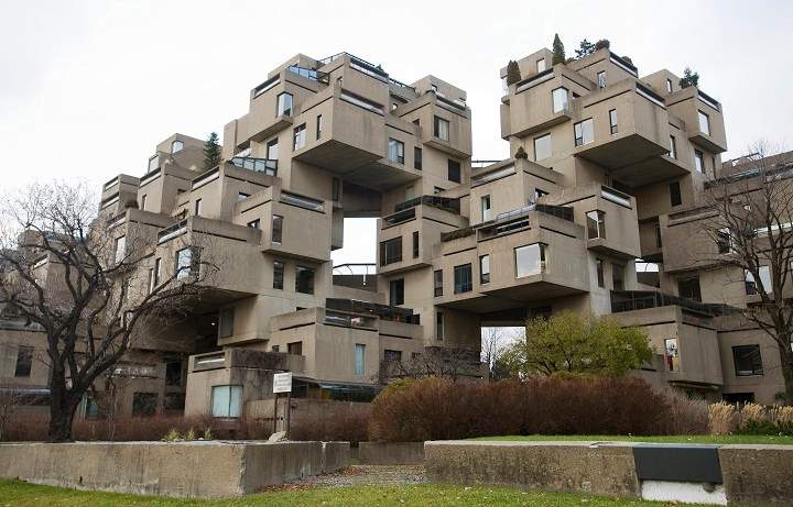 Habitat 67 is shown in Montreal, Wednesday, November 30, 2011.