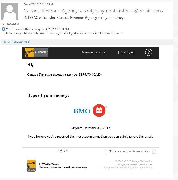 Does the CRA owe you money? Beware of this tax refund scam - image