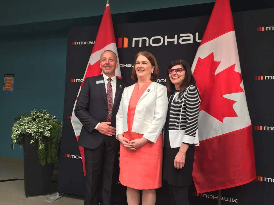 Federal Health Minister Jane Philpott gave a keynote speech at the Apps for Health conference at Mohawk College in Hamilton.