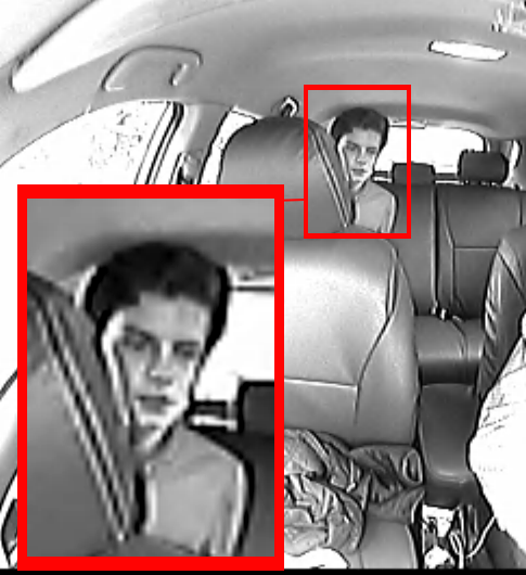 Photo of Louis Gonick in the taxi before he was dropped off.