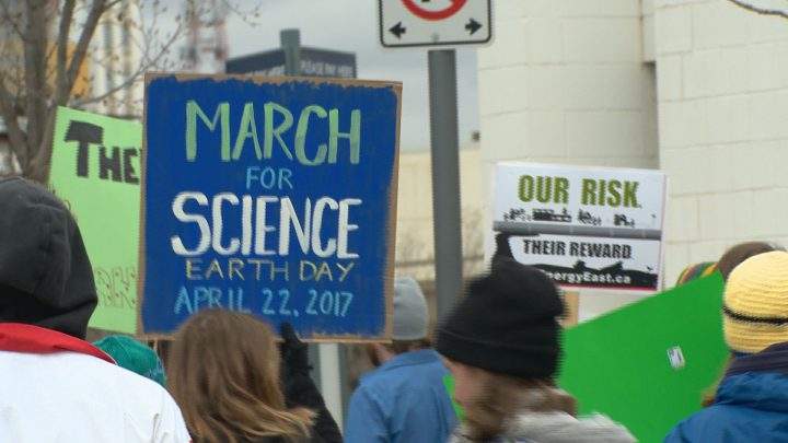 "It's a moment of crisis": Saskatoon March for Science joins global rally on Earth Day to support open and independent science.