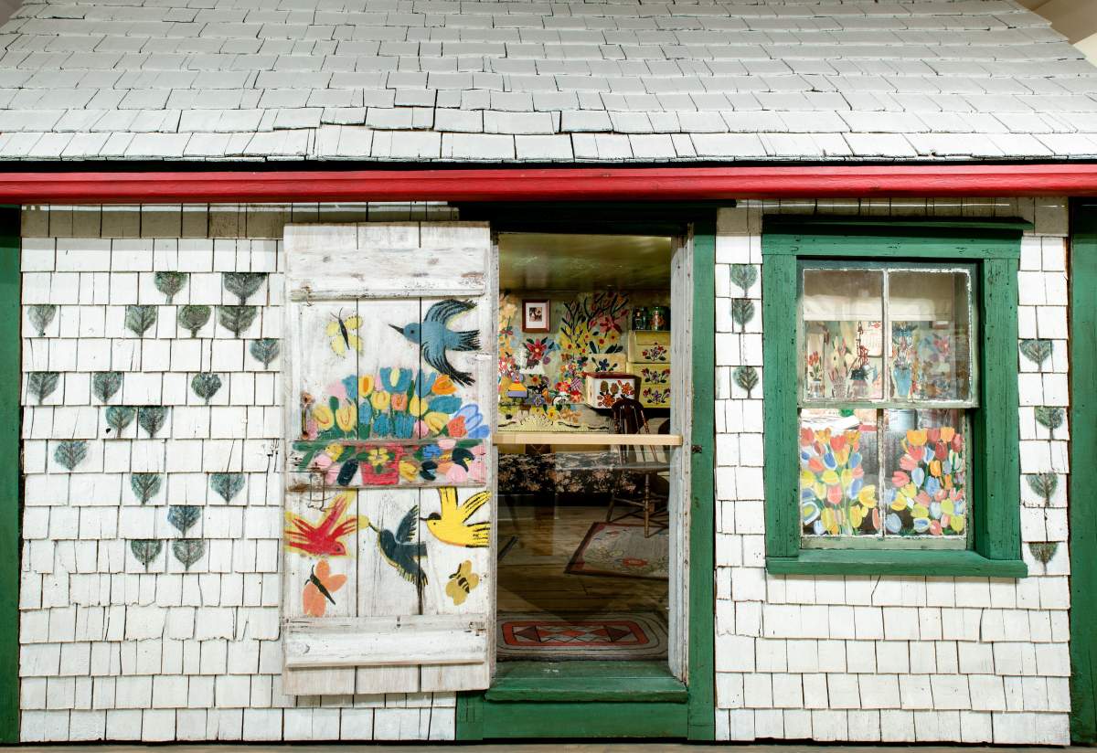 The iconic Maud Lewis Painted House is pictured in the Maud Lewis Gallery at the Art Gallery of Nova Scotia.