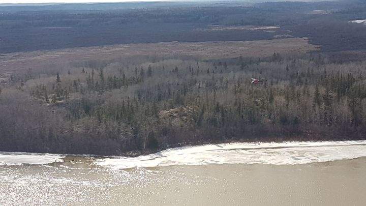 On April 26, 2017, Mounties provided an update on their joint search with Parks Canada for four missing hunters in northern Alberta, which now has three helicopters and more than 70 people involved.