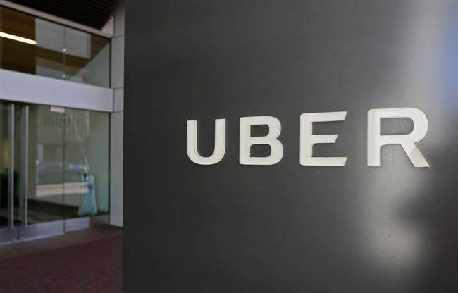 An exterior view of the headquarters of Uber in San Francisco, California as seen on March 1, 2017.