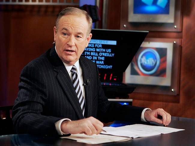 In this Jan. 18, 2007 file photo, Fox News commentator Bill O'Reilly appears on the Fox News show, "The O'Reilly Factor," in New York.