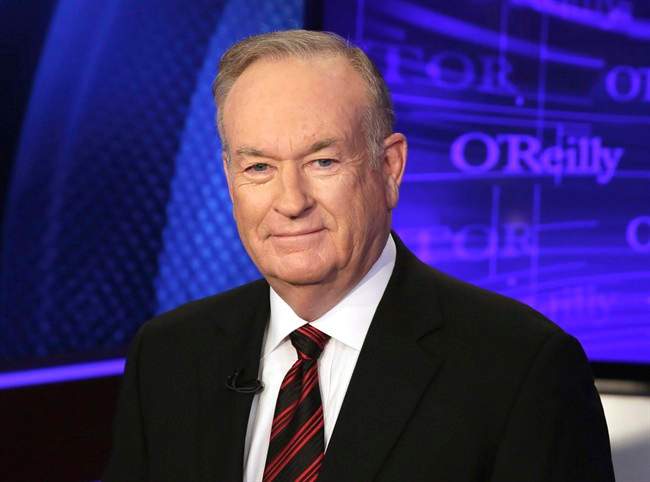 In this Oct. 1, 2015 file photo, Bill O'Reilly hosts Fox News' show "The O'Reilly Factor.".