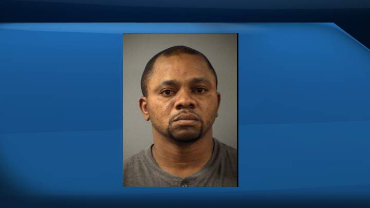Victor Omoruyi, who made his first court appearance today in Grand Forks, N.D., was arrested April 14 when an SUV was stopped south of the North Dakota-Saskatchewan border.