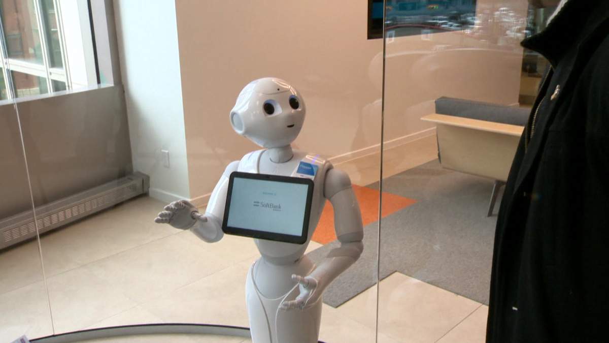Pepper robots will be assisting customers in select ATB branches beginning May. 