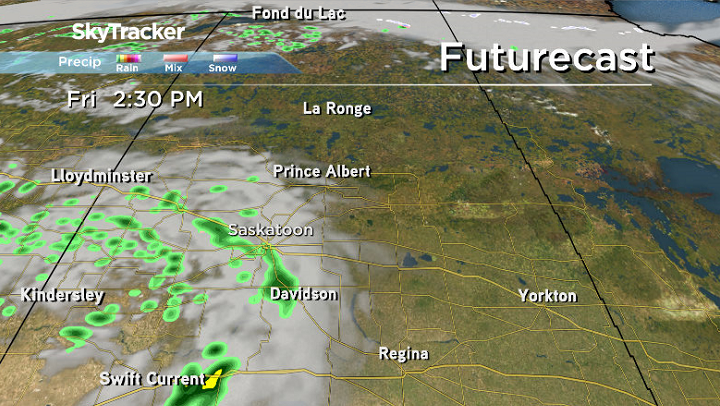 Precipitation changes over to rain on Friday as temperatures warm during the day.