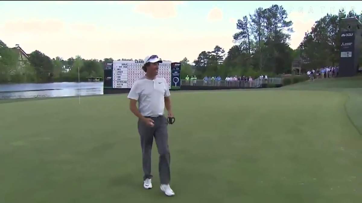 Stephen Ames, winner of the Mitsubishi Electric golf Classic at TPC Sugarloaf on Sunday, April 16, 2017, in Duluth, Ga. 