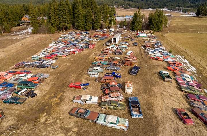 B.C. property with 340 vintage cars on sale for $1.45M - image