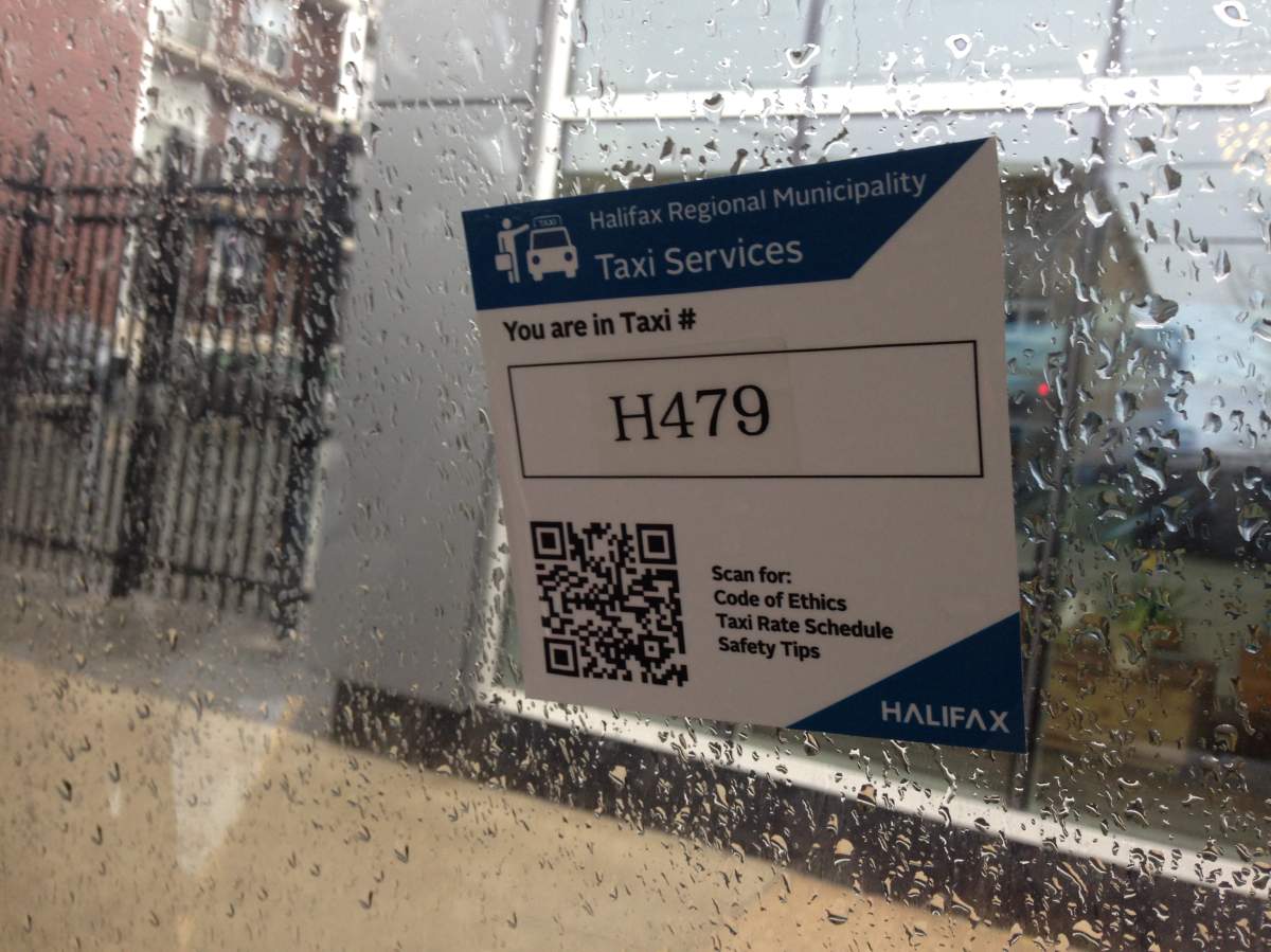 Taxi Decal