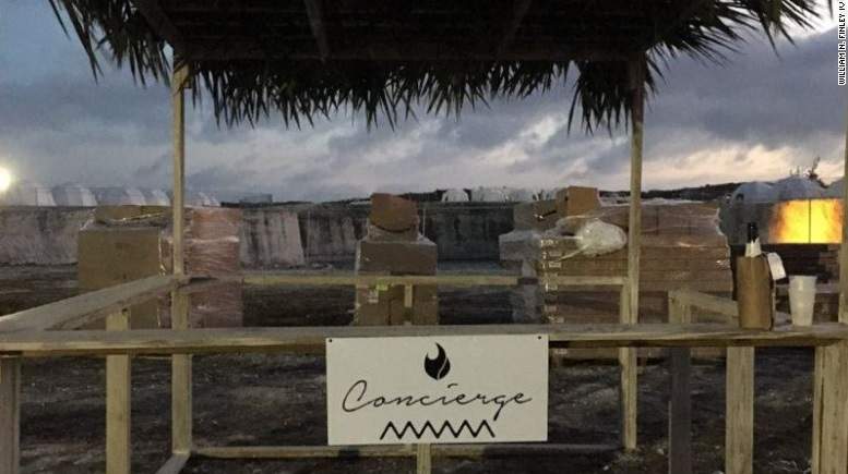 Fyre Festival's concierge desk.