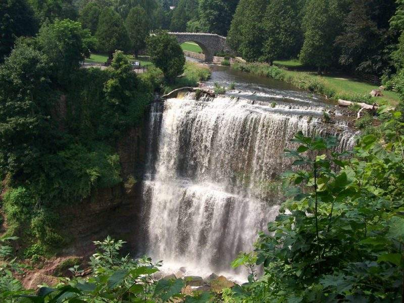 A weekend shuttle service returns for a second tourism season, to address a surge in visitors to Webster Falls .