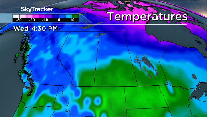 Another double digit day is slated for central Saskatchewan on Wednesday.