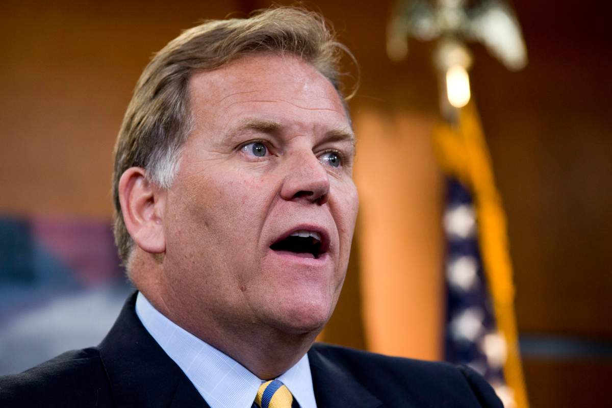 House Intelligence Committee Chairman Rep. Mike Rogers, R-Mich., speaks during a news conference on Capitol Hill in Washington, in this June 6, 2013 file photo.