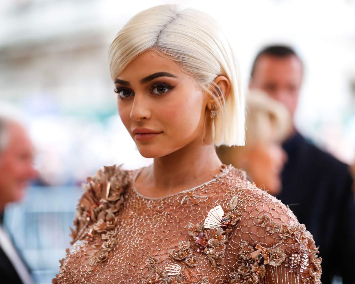 Kylie Jenner at the Costume Institute Benefit celebrating the opening of Rei Kawakubo/Comme des Garcons: Art of the In-Between at the Metropolitan Museum of Art in New York on May 1, 2017.