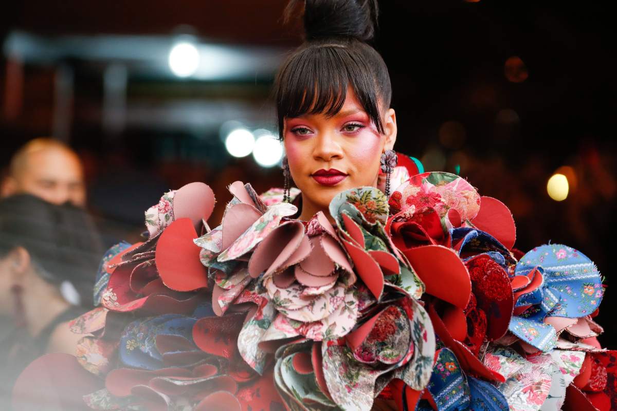 Rihanna at the Costume Institute Benefit celebrating the opening of Rei Kawakubo/Comme des Garcons: Art of the In-Between at the Metropolitan Museum of Art in New York on May 1, 2017.
