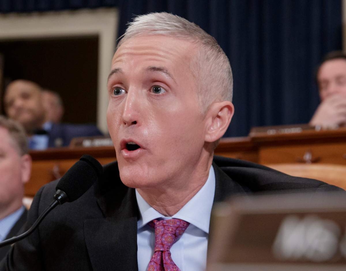 In this March 20, 2017, file photo, House Intelligence Committee member Rep. Trey Gowdy, R-S.C., questions then-FBI Director James Comey and National Security Agency Director Michael Rogers as they testify on Capitol Hill in Washington.