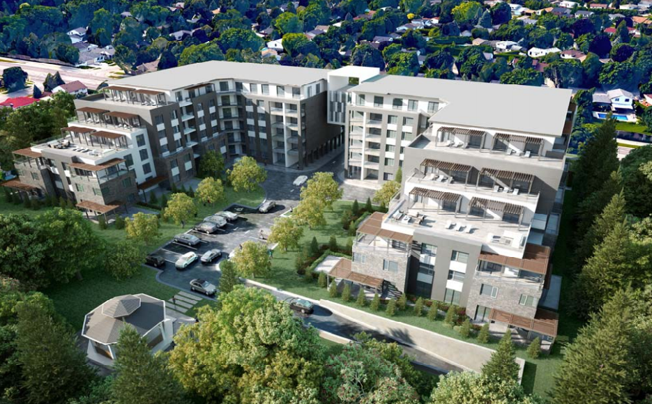 A rendering of a proposed development at 420 Fanshawe Park Rd. in London, Ont.