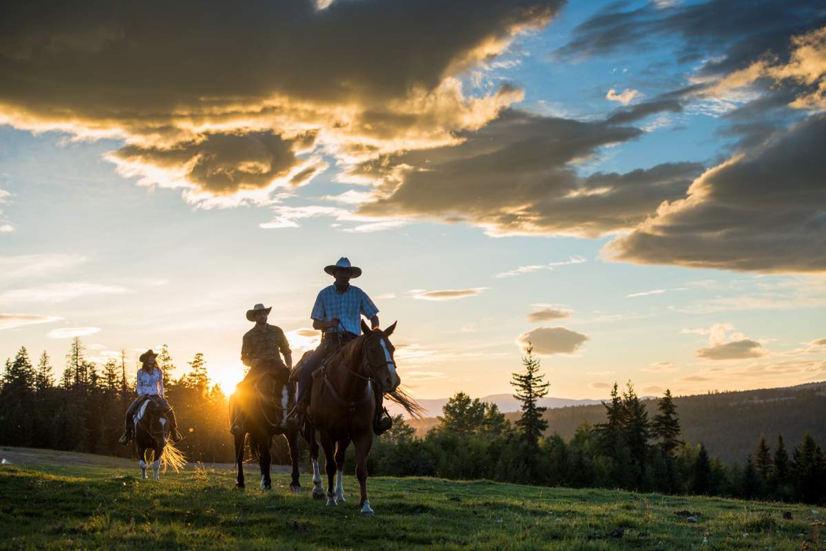 Echo Valley Ranch & Spa horse tour.
