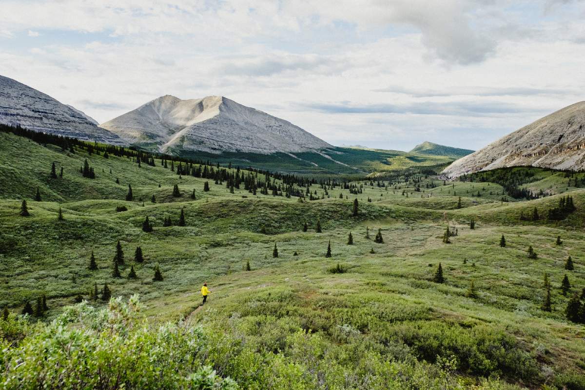 Hiking in Stone Mountain Provincial Park on the Alaska Highway