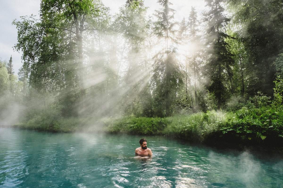 Liard Hot Springs on the Alaska Highway