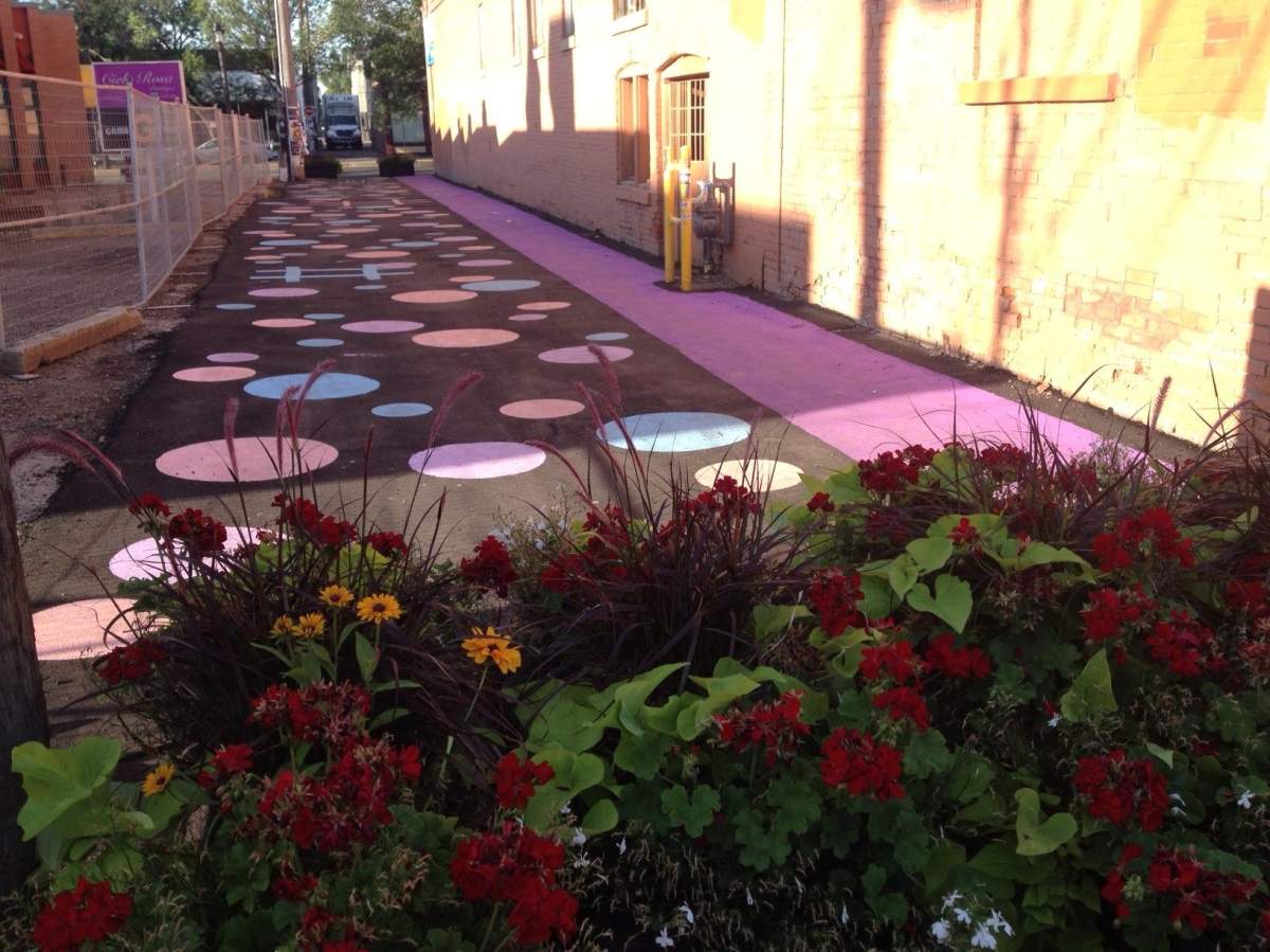 The City revamped a Whyte Avenue alleyway in 2015, and is bringing the project back this summer.