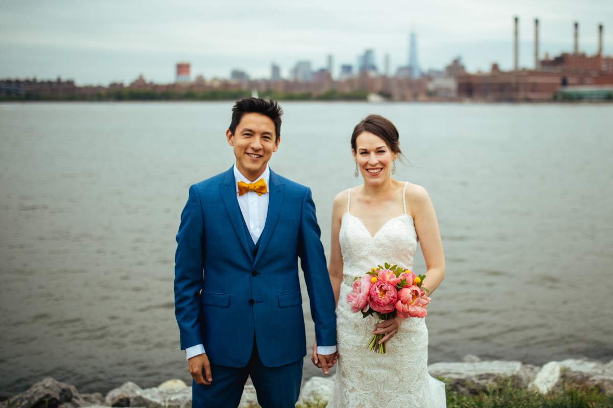 Couple runs half marathon on wedding day — with their wedding party - image