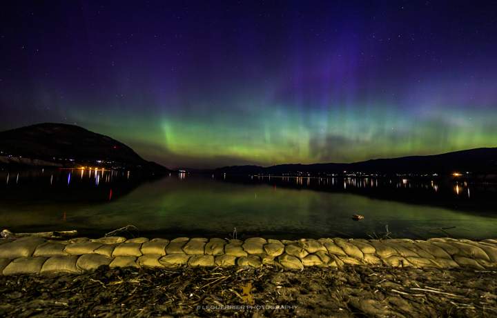 The view from Okanagan Beach in Penticton.