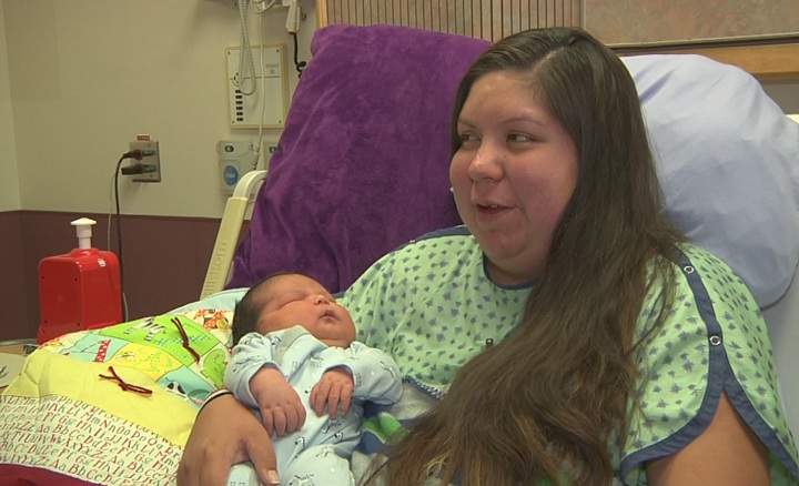 Colleen Burgoyne and her son Shawn.