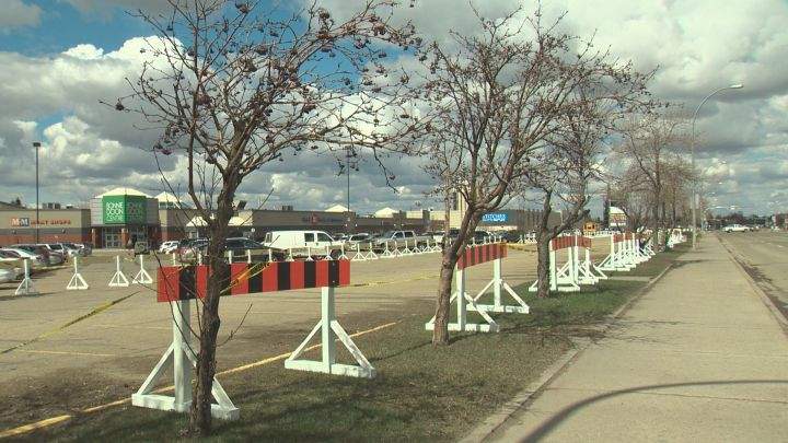 The City of Edmonton began construction on the Bonnie Doon LRT stop Monday, May 1, 2017. 