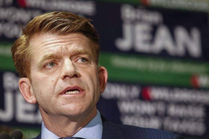 Wildrose leader Brian Jean .