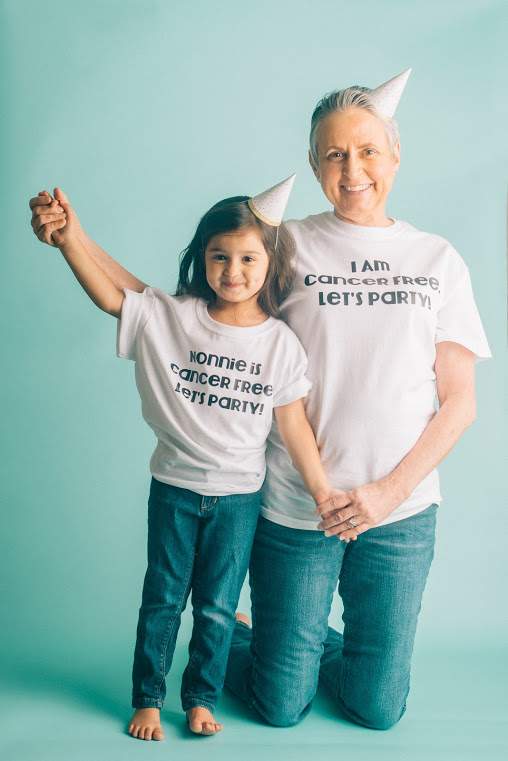 But because photography had always been an art form for her, she used this opportunity to start taking photos of her mother, in particular. And when Willoughby was officially cancer-free earlier this month, Larson knew she had to celebrate through her lens.