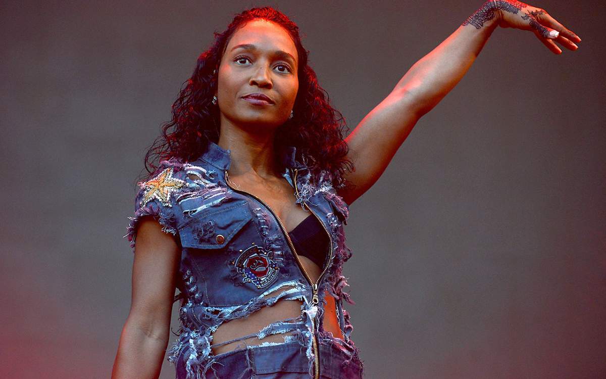 Singer Rozonda "Chilli" Thomas of the band TLC performs onstage during Beach Goth Festival at The Observatory on October 22, 2016 in Santa Ana, California.