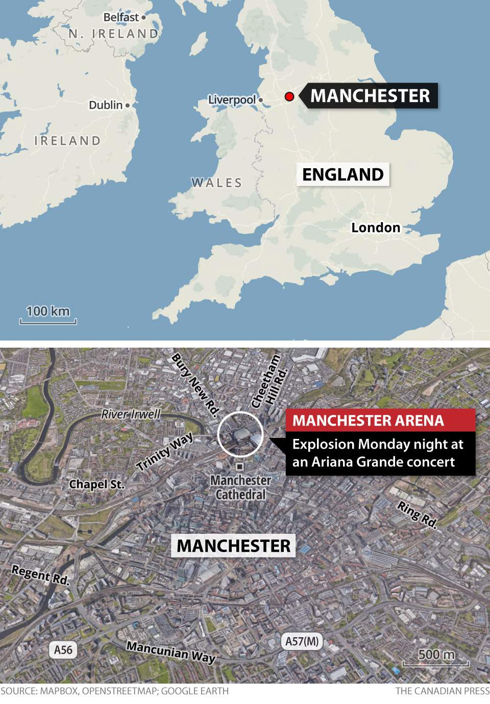 Manchester Arena explosion: 22 dead in suicide attack at Ariana Grande concert, police say - image