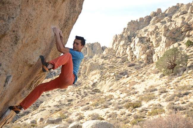 Canadian climber Sean McColl is shown in this undated handout photo. McColl’s versatility has helped make him one of the best all-around climbers in the world.