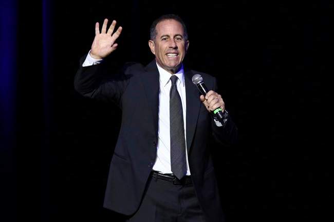Jerry Seinfeld performs at Madison Square Garden on Tuesday, Nov. 1, 2016, in New York. 