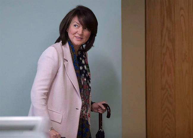 Former Quebec deputy premier Nathalie Normandeau walks to a courtroom on Thursday, June 9, 2016 in Quebec City.