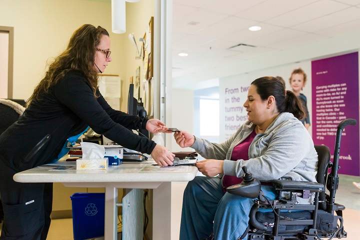 Dalia Abd Almajed (right) is one of many mothers benefiting from the Accessible Care Pregnancy Clinic at Sunnybrook.