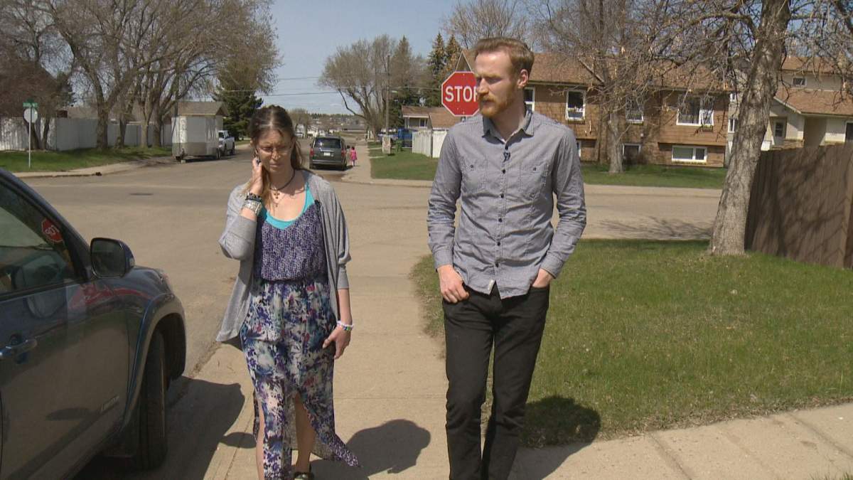 Cassie Lewchak shares memories of her time in the Moose Jaw Transition House with Global News.