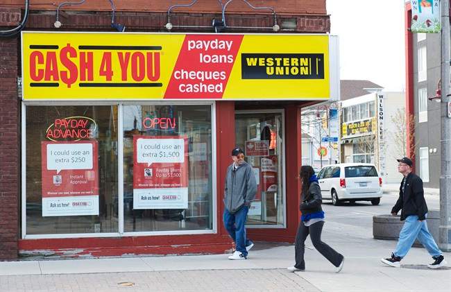 A new report gives Ontario an "F" for capping interest rates at payday loan companies.